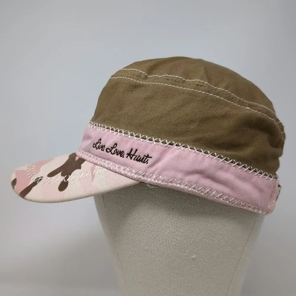 Paramount Outdoors Budweiser Army Cap Brown Pink Camo One Size Strapback Hat